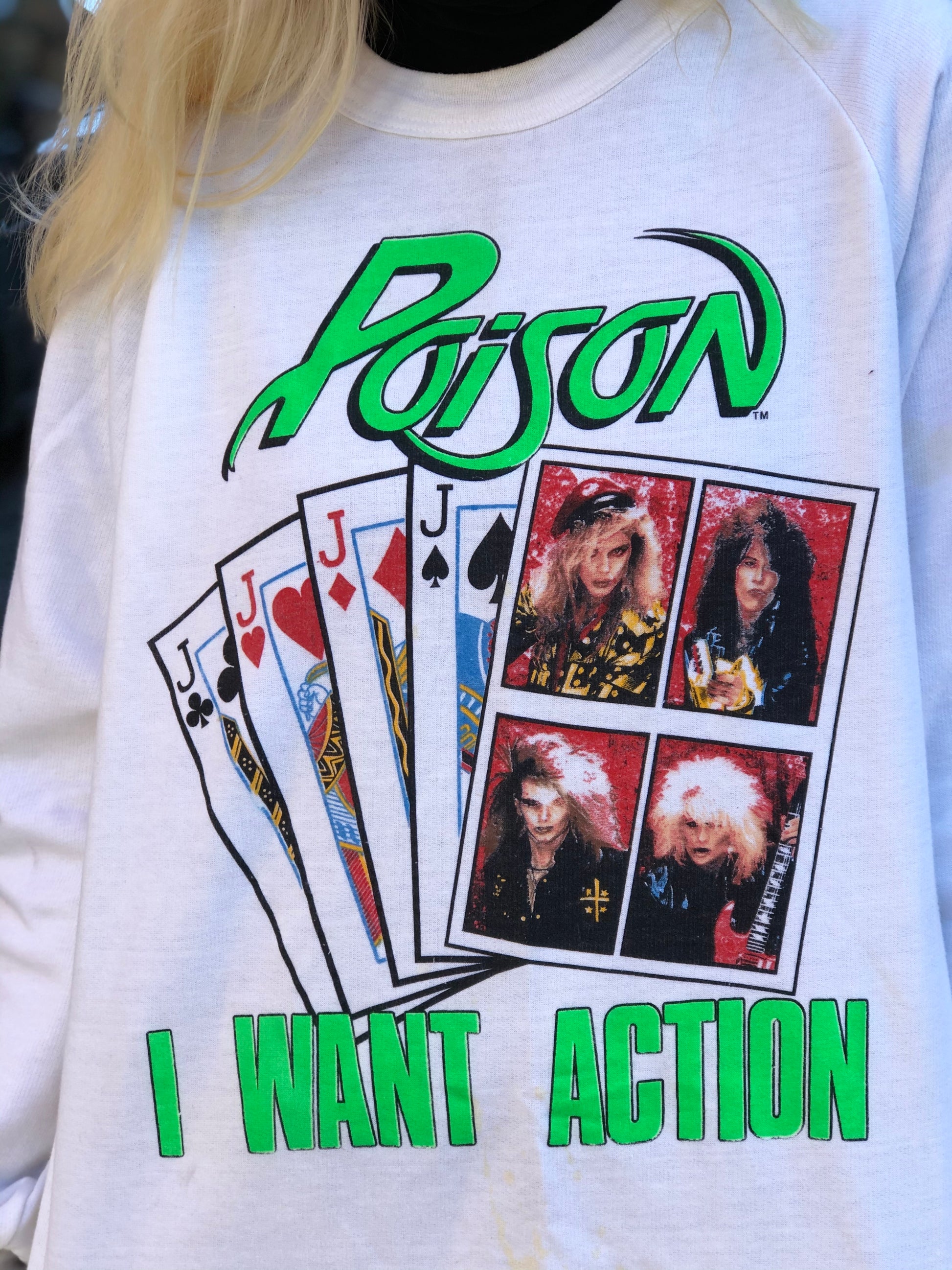 Vintage 80s Poison Sweatshirt - Spark Pretty