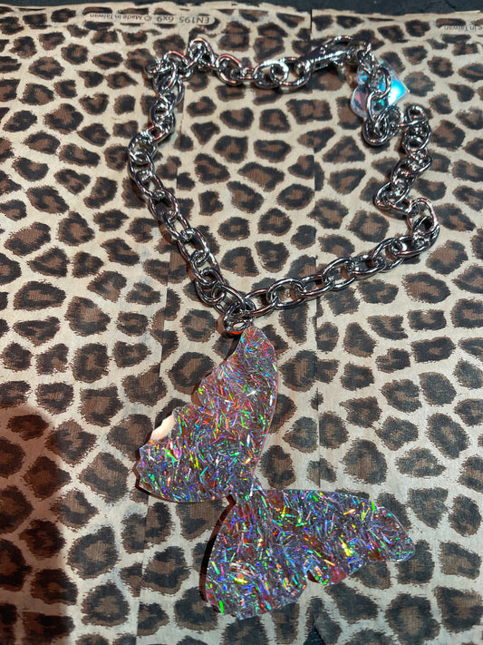 Glitter Butterfly Pendant by Marina Fini - Spark Pretty