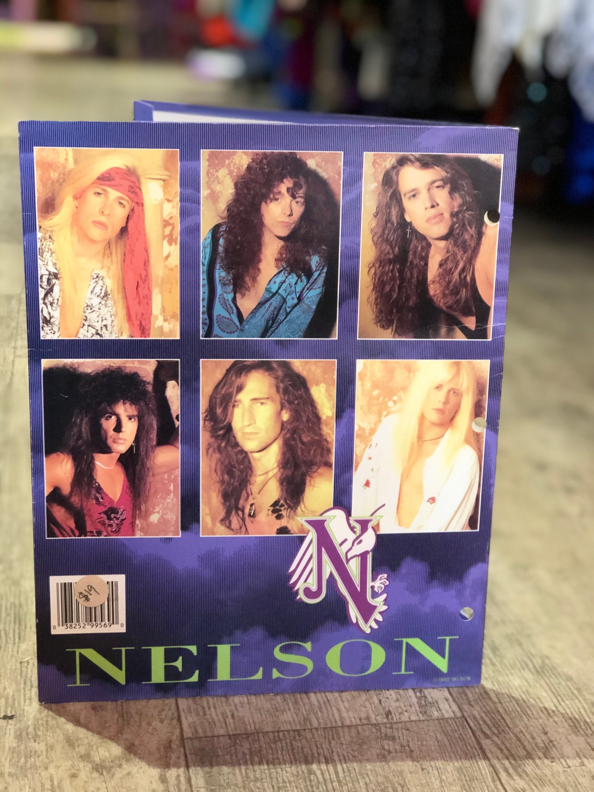 Vintage 90s Nelson Band Novelty Organization Folder - Spark Pretty