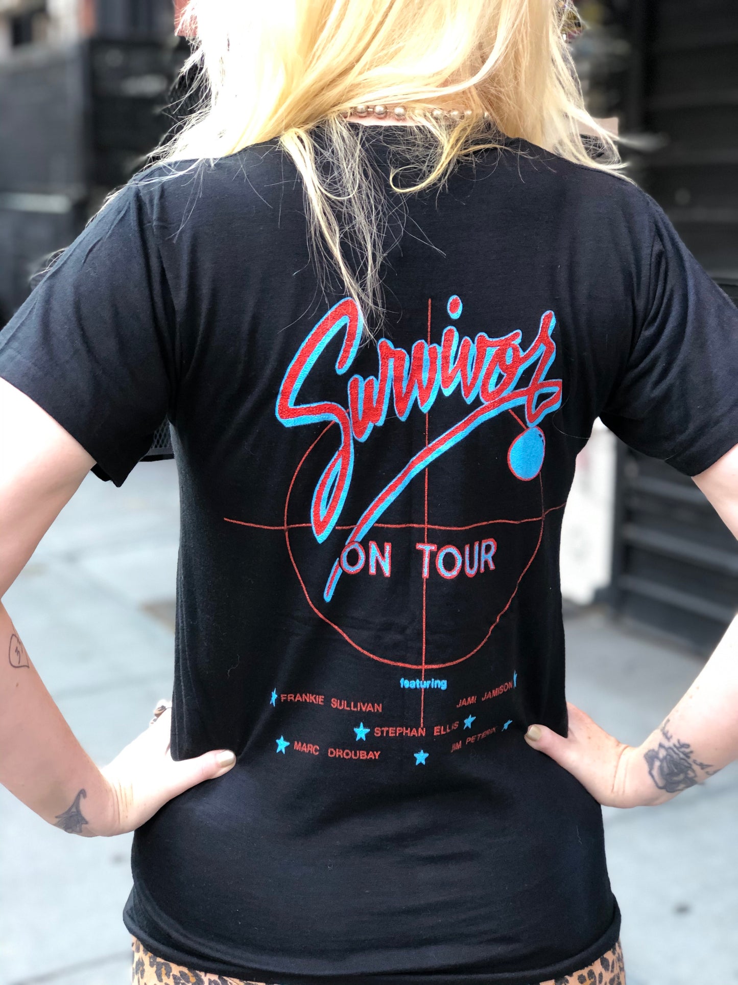 Vintage 80s Survivor T-shirt - Spark Pretty