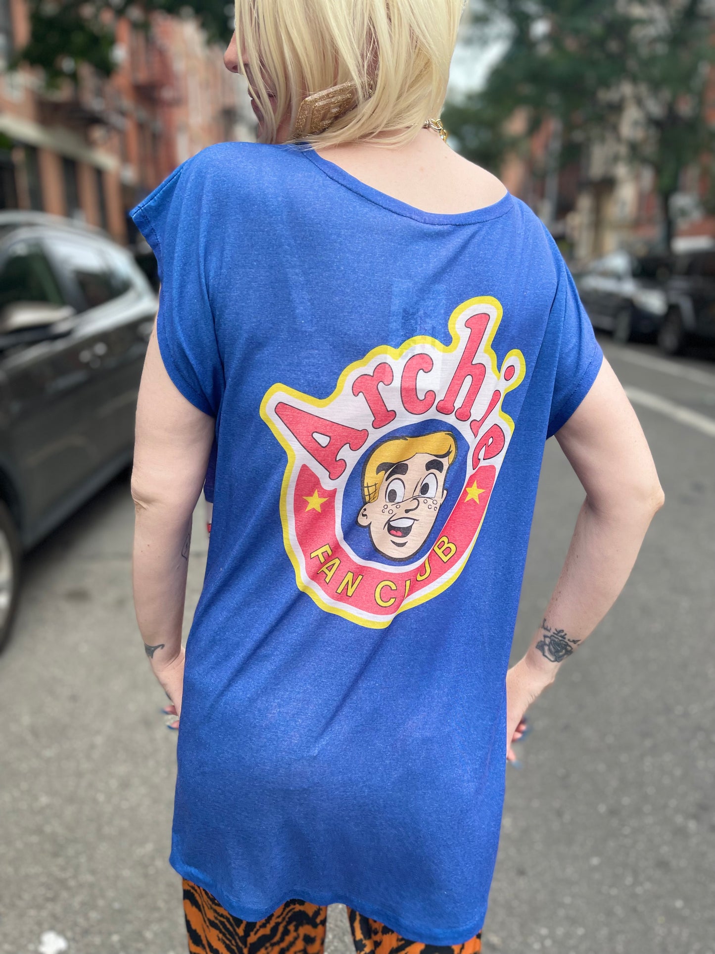 Vintage 80s Blue Archie T-shirt - Spark Pretty
