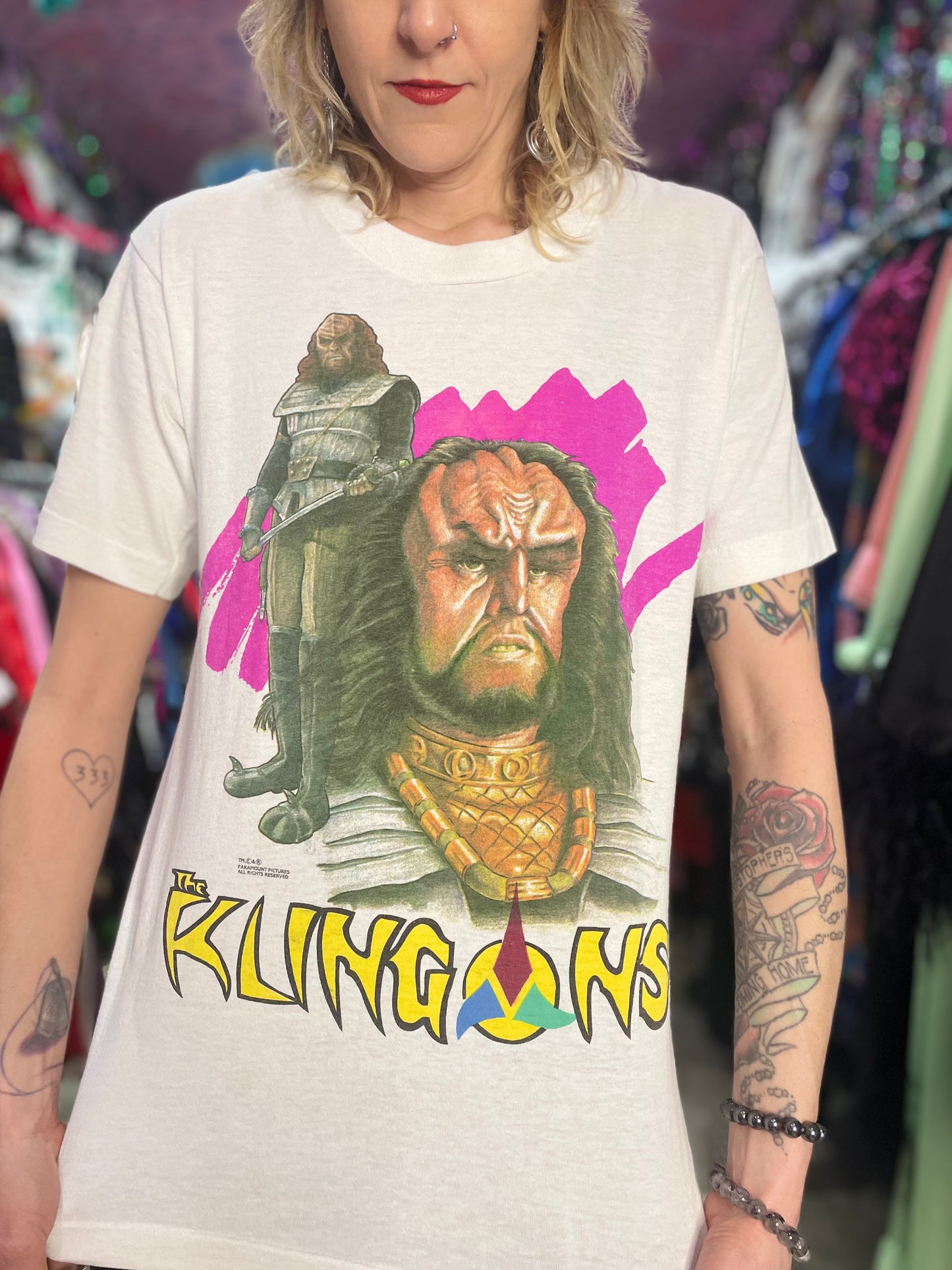 Vintage 1991 Klingons T-Shirt - Spark Pretty