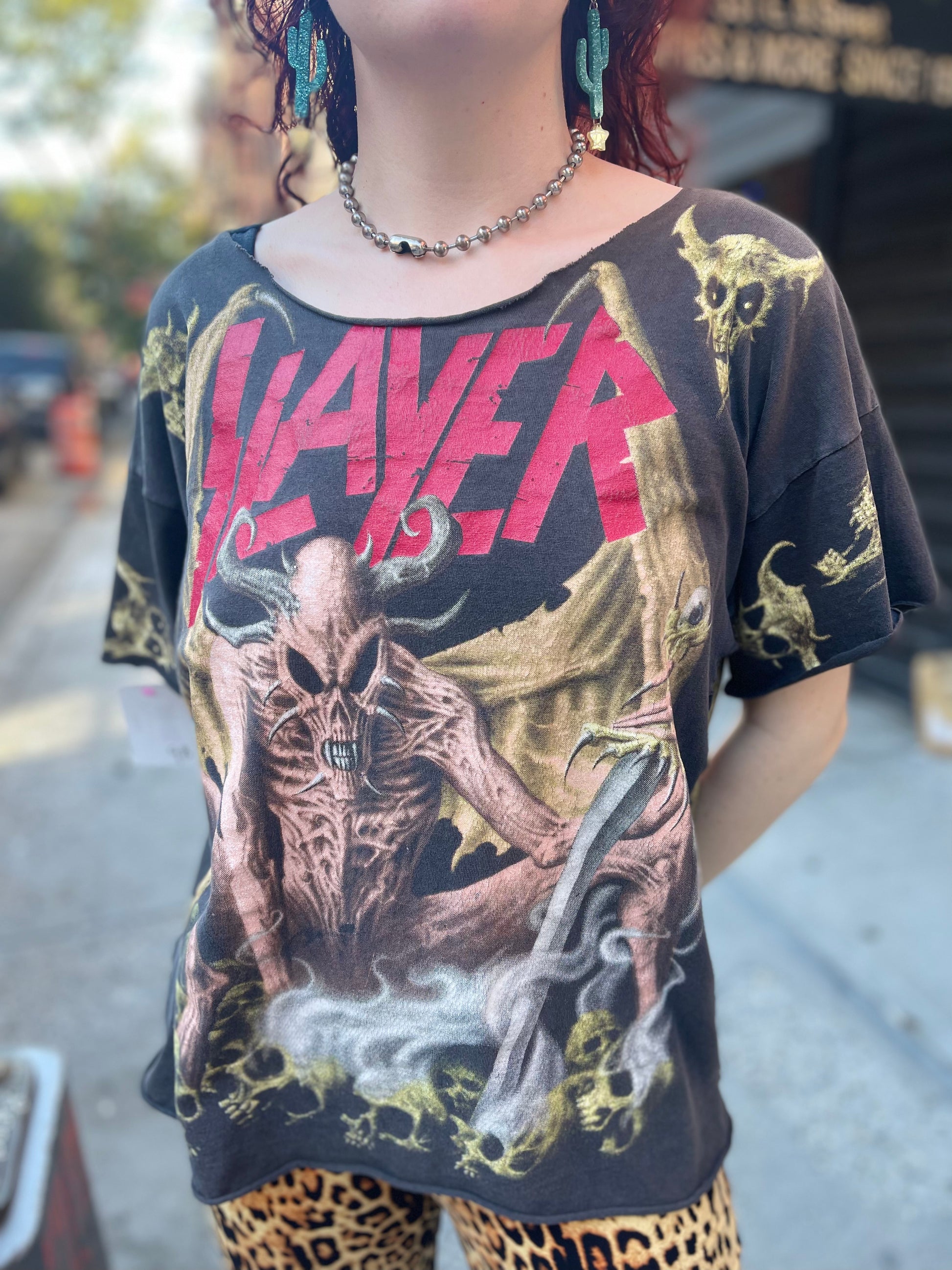 Vintage Slayer Shredded Tshirt - Spark Pretty