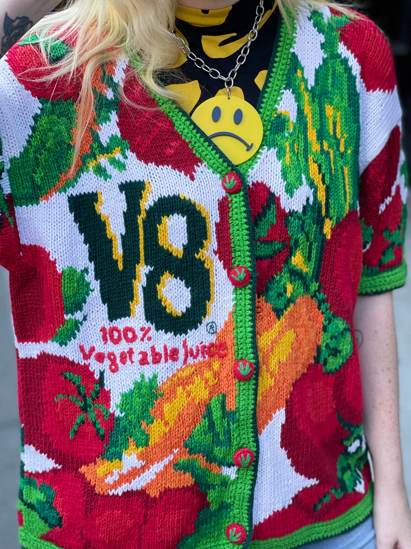 Vintage 90s V8 Veggies Sweater - Spark Pretty