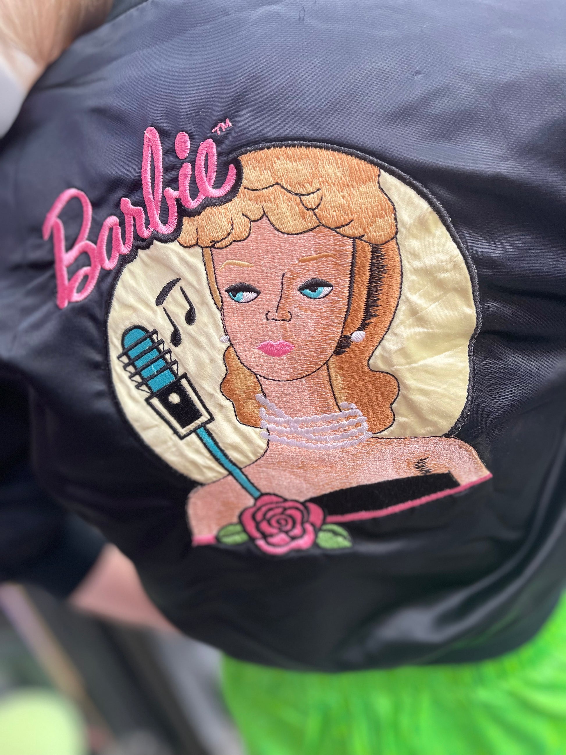 Vintage 80s Barbie Bomber Jacket - Spark Pretty