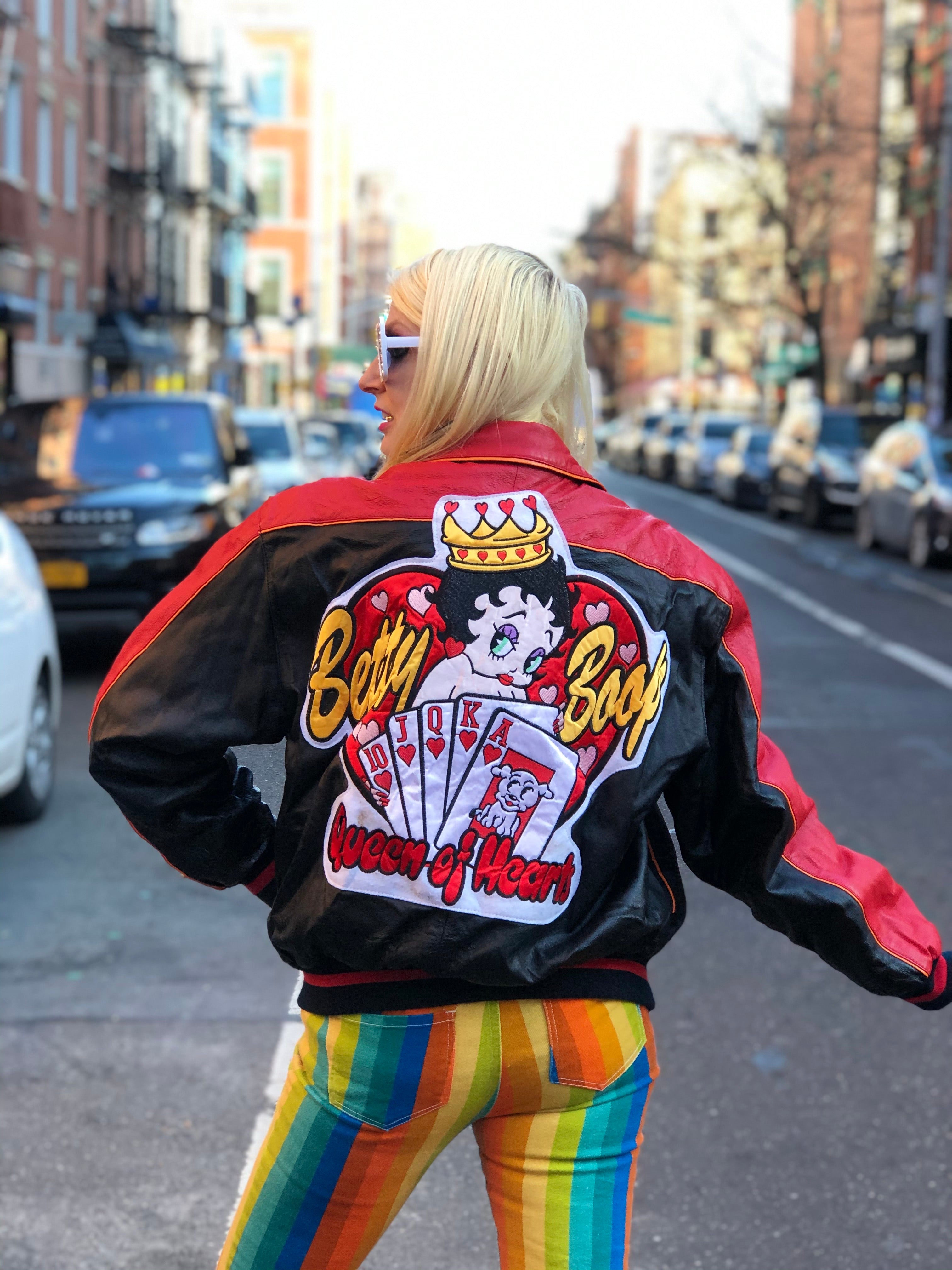 Betty boop varsity jacket best sale