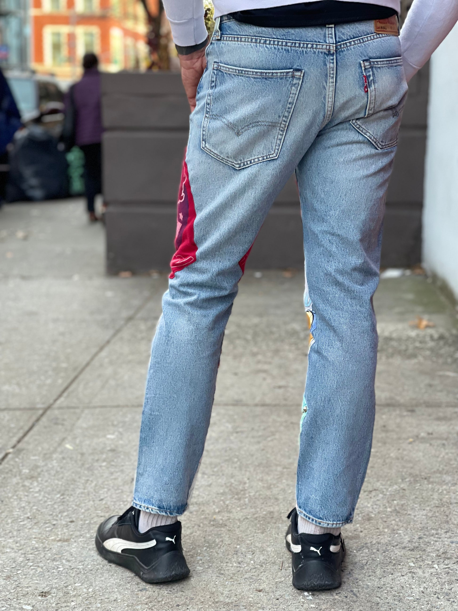 Reworked Patchwork Vintage Jeans - Spark Pretty