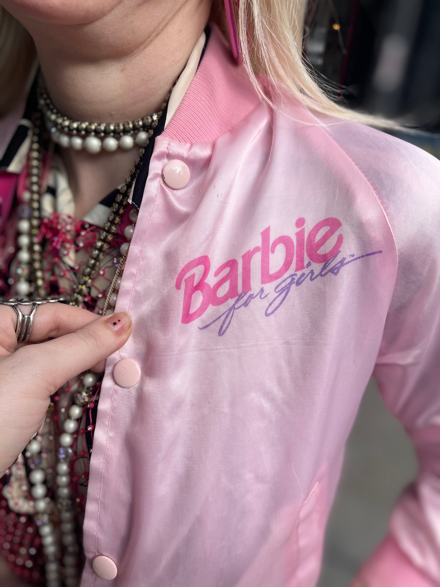 Vintage 1992 Barbie Bomber Jacket XXS - Spark Pretty