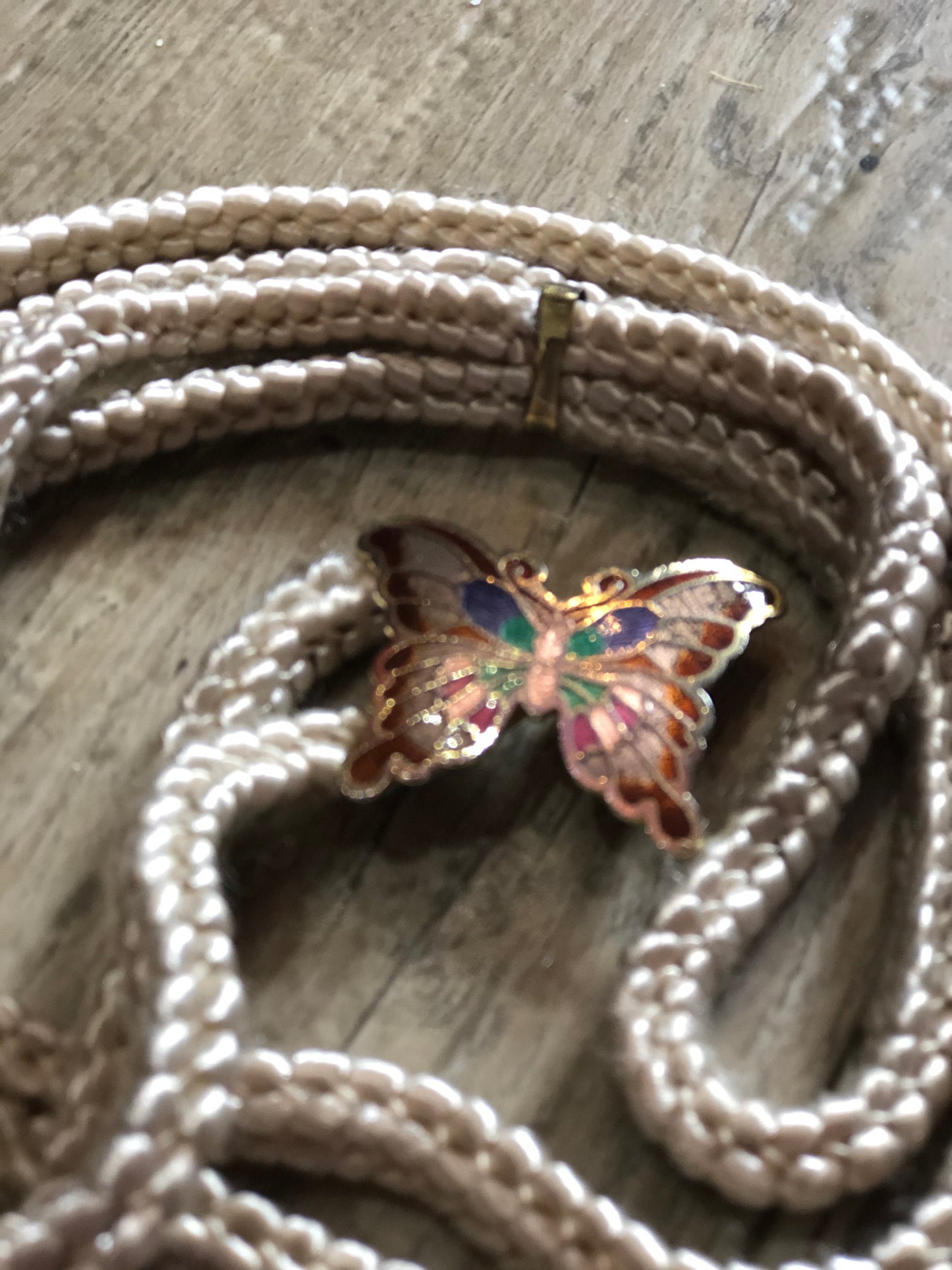 Vintage 80s Butterfly Rope Style Belt - Spark Pretty