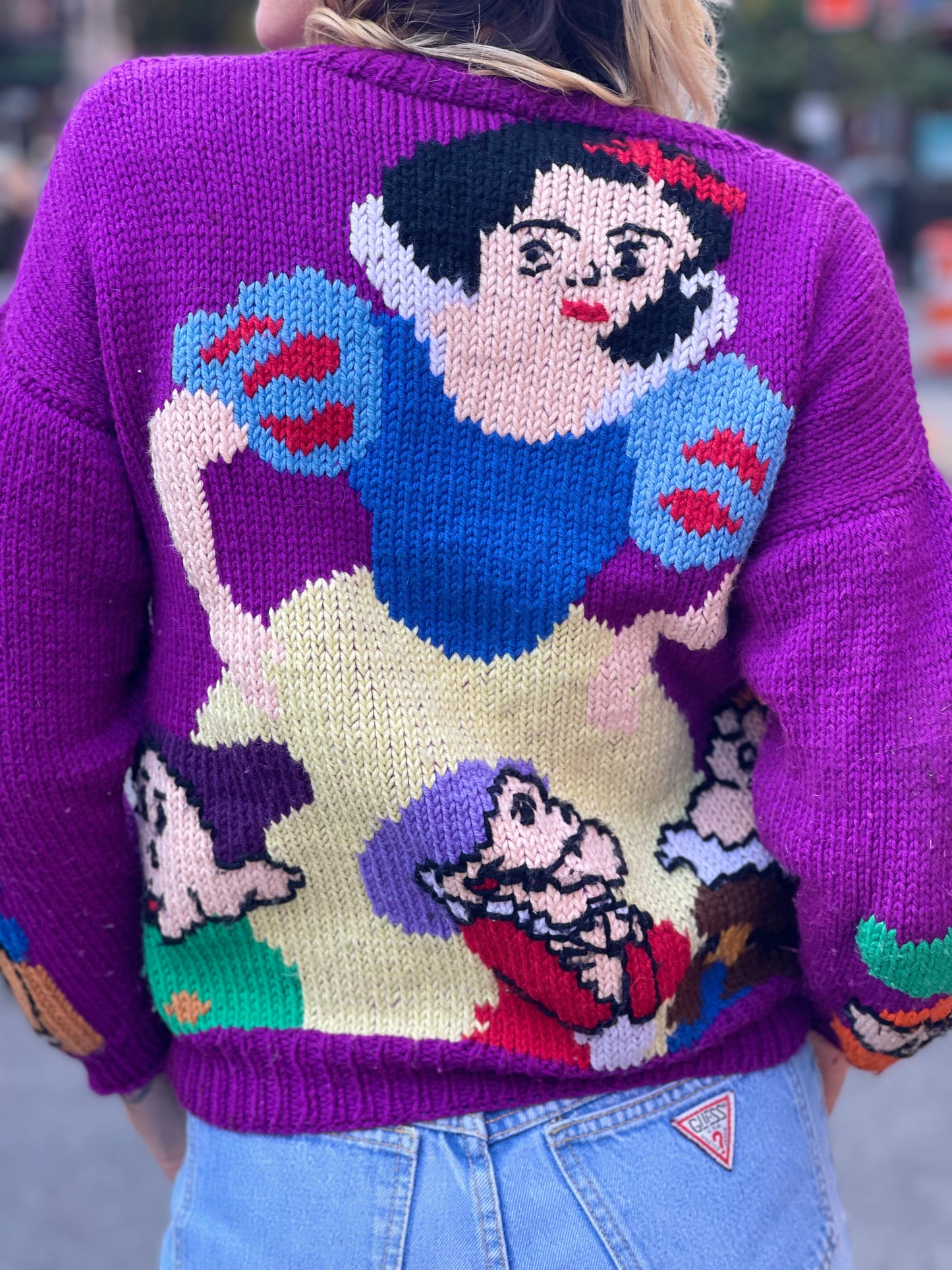 Vintage Snow White Knit Cardigan - Spark Pretty
