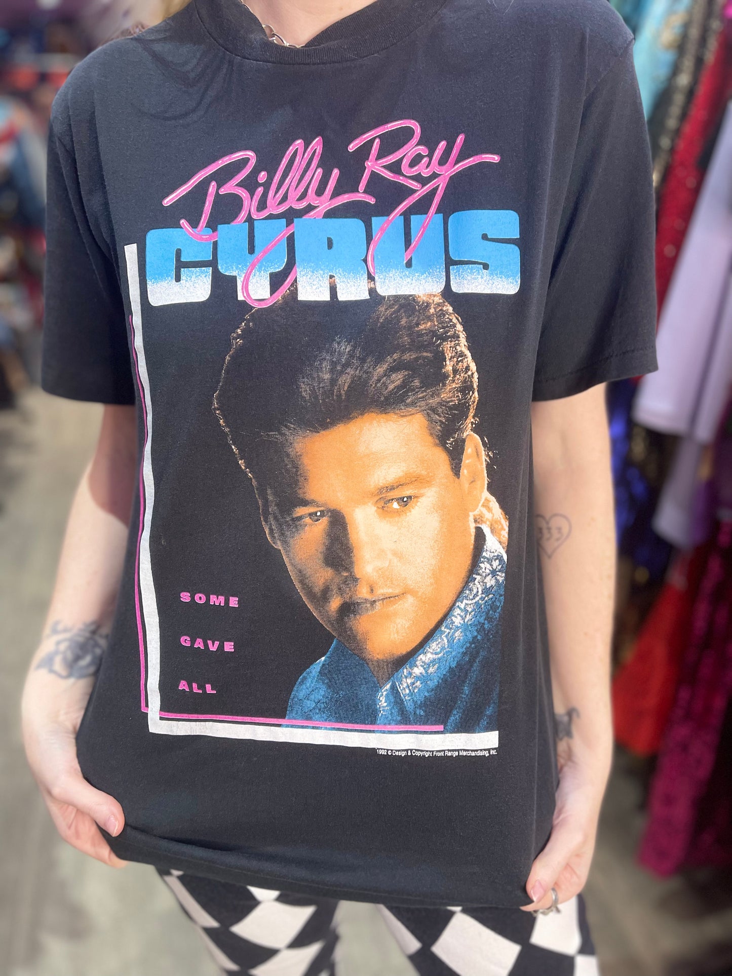Vintage 1992 Billy Ray Cyrus T-shirt - Spark Pretty
