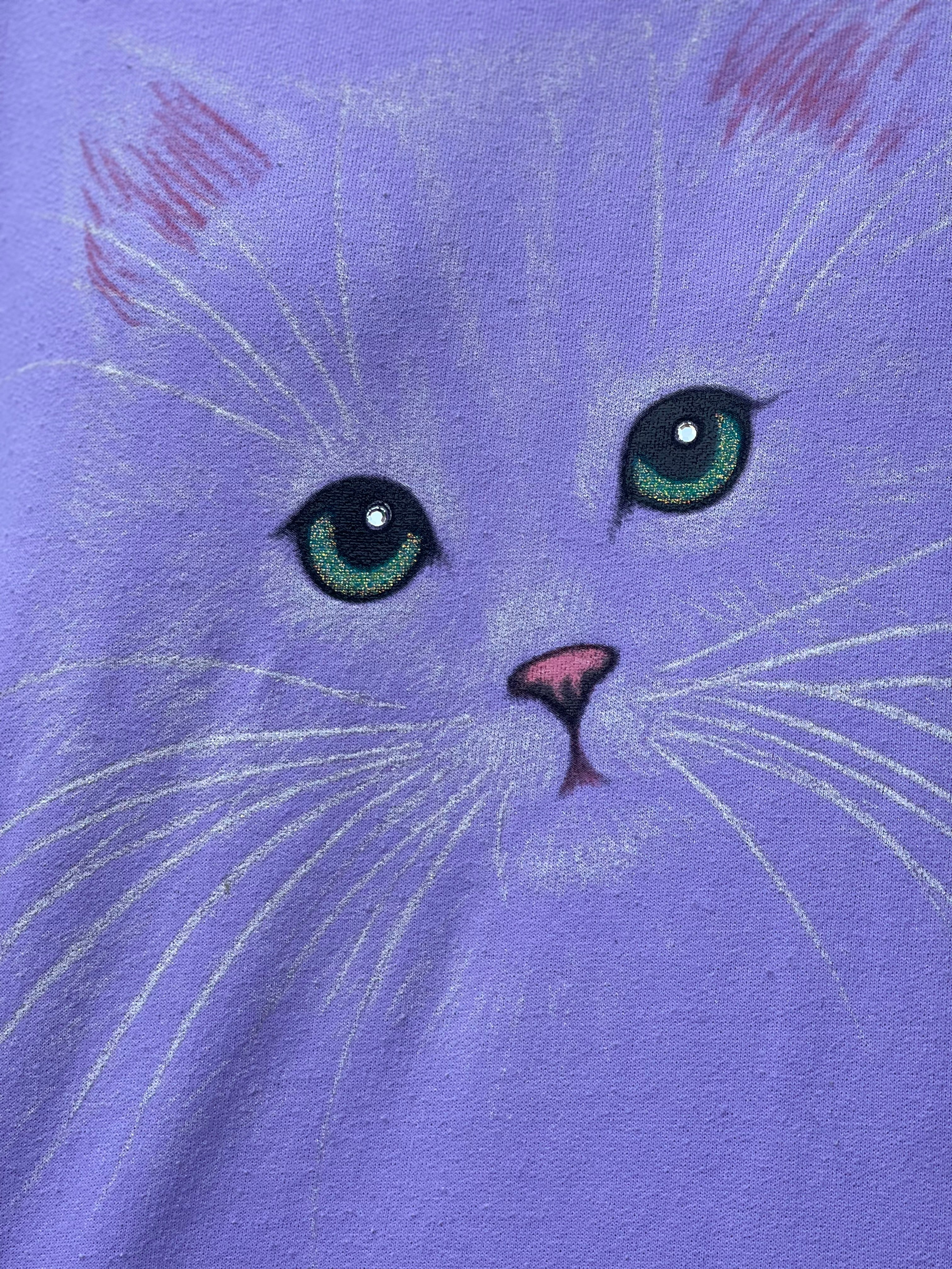 80s discount cat sweater