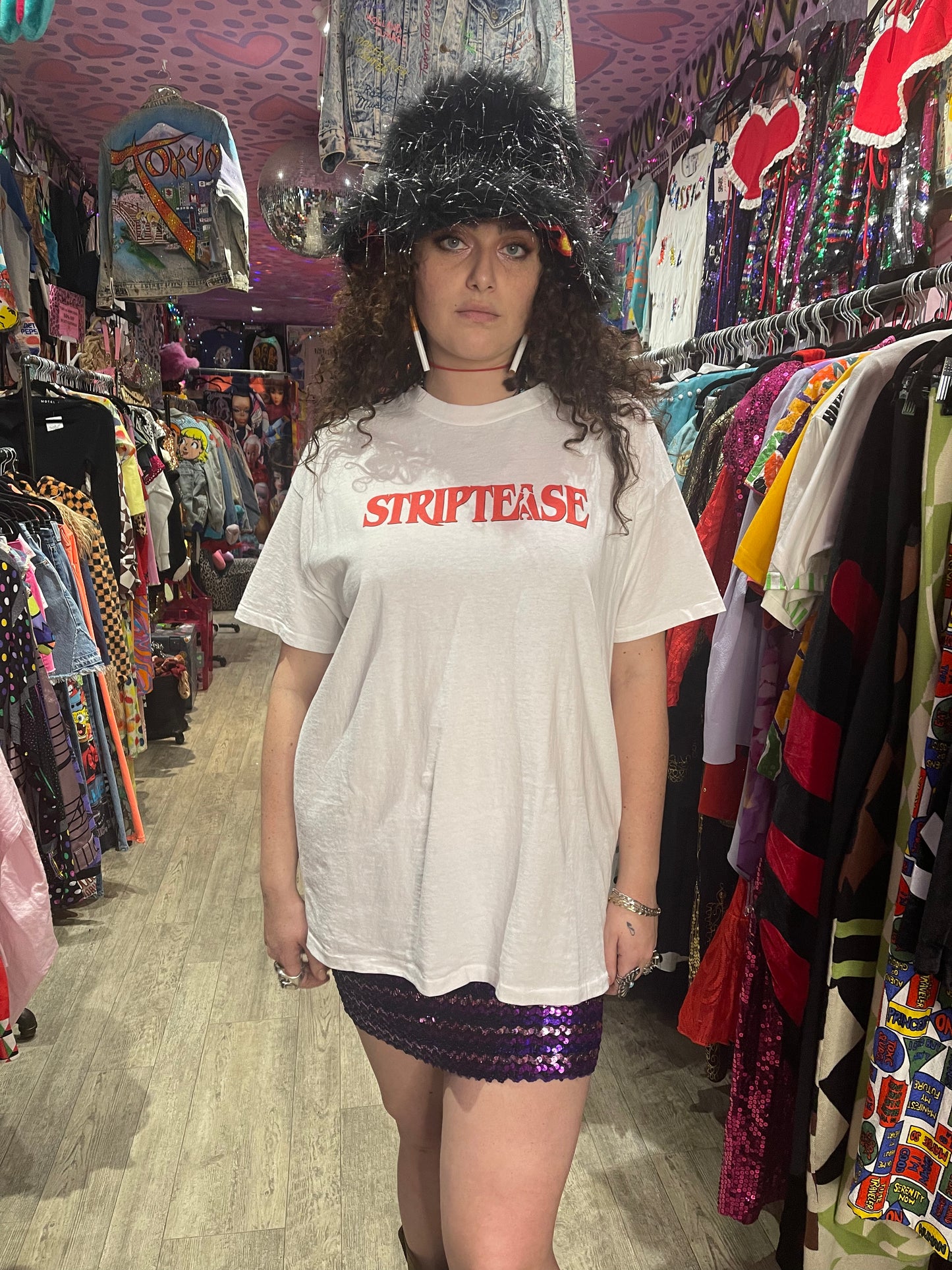 Vintage 90s Striptease T-shirt - Spark Pretty