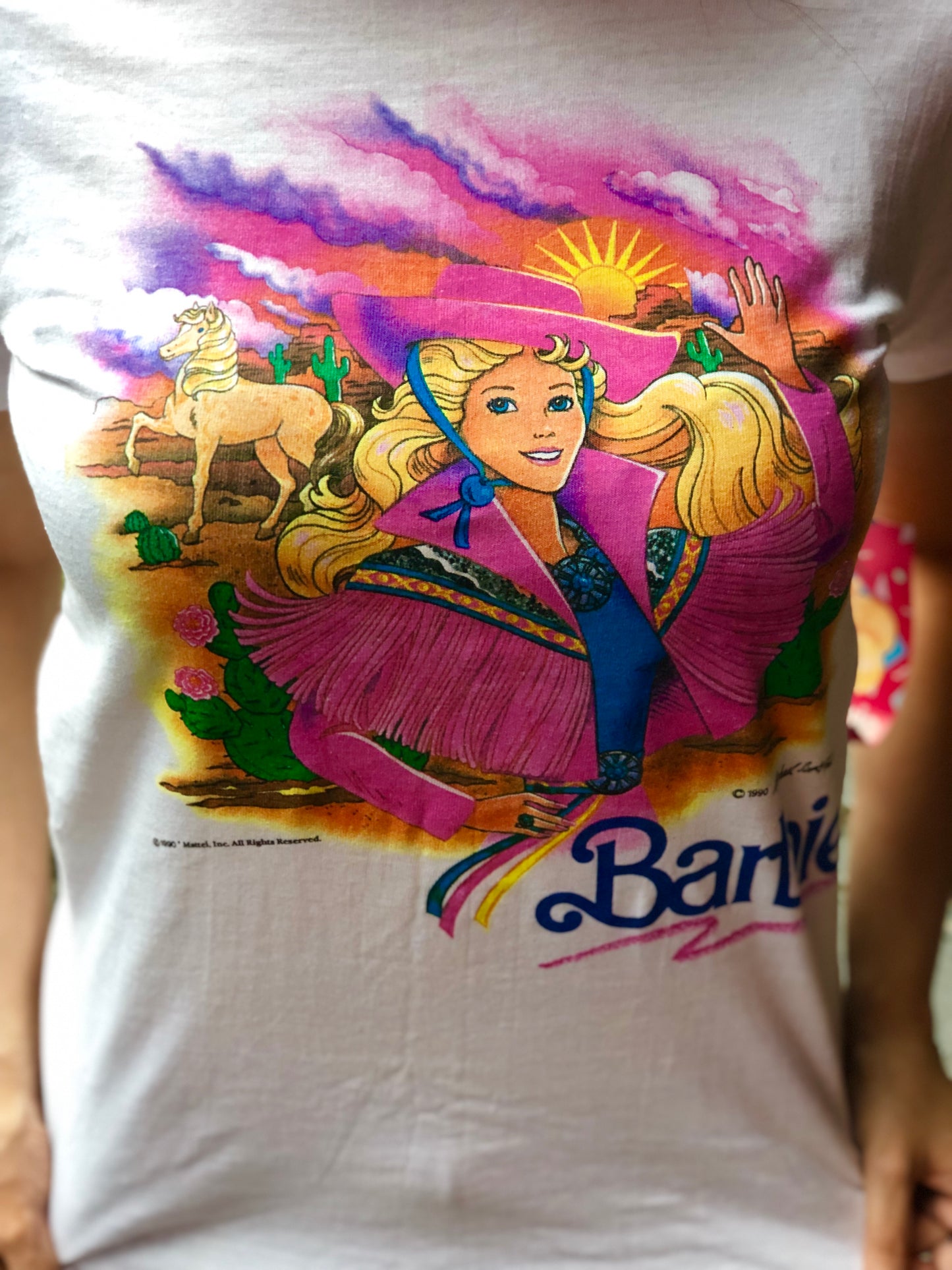 Vintage 1990 Barbie T-shirt - Spark Pretty