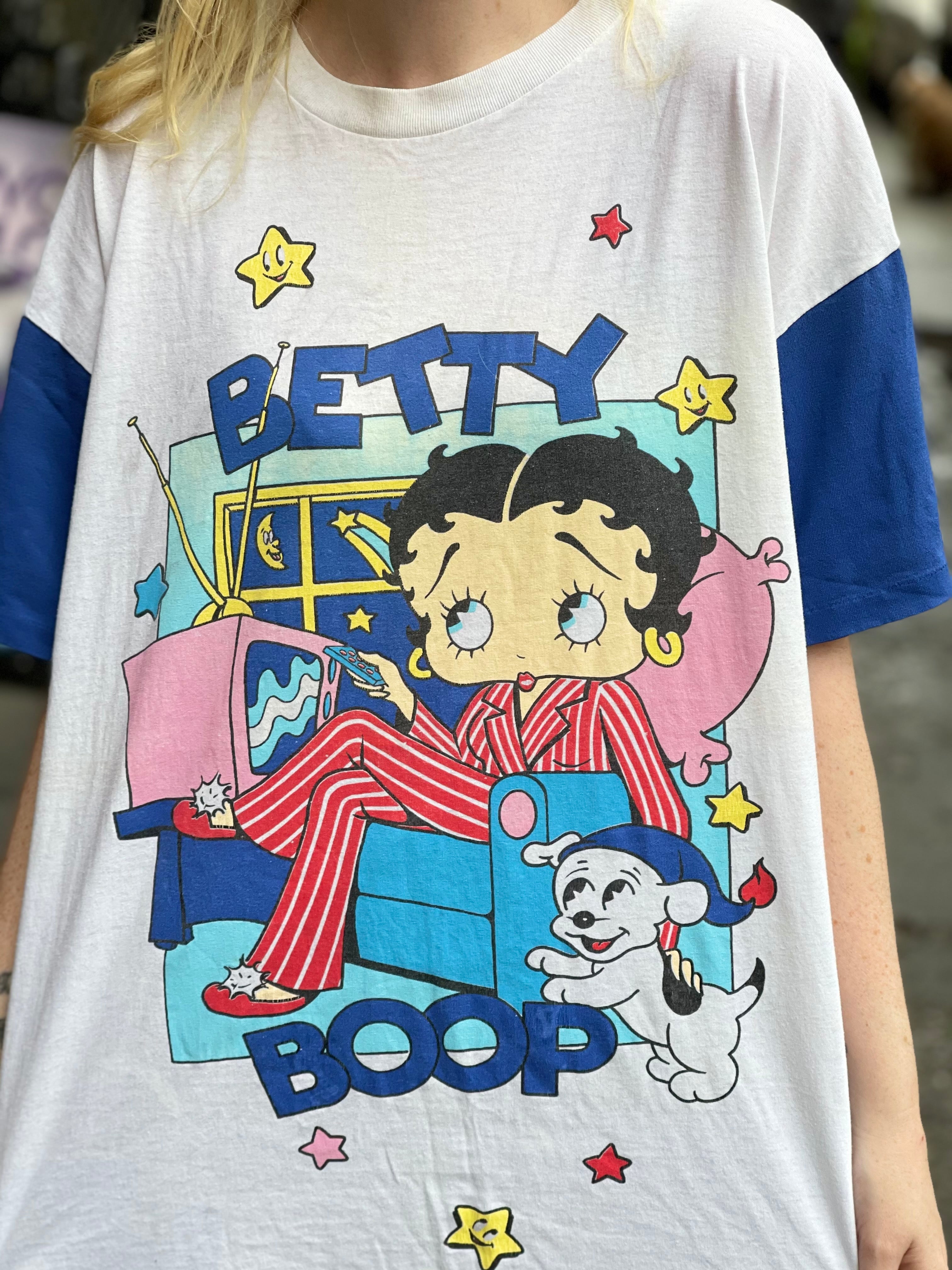 Betty Boop Tee, Stars & Stripes Betty T-shirt, Officially Licensed
