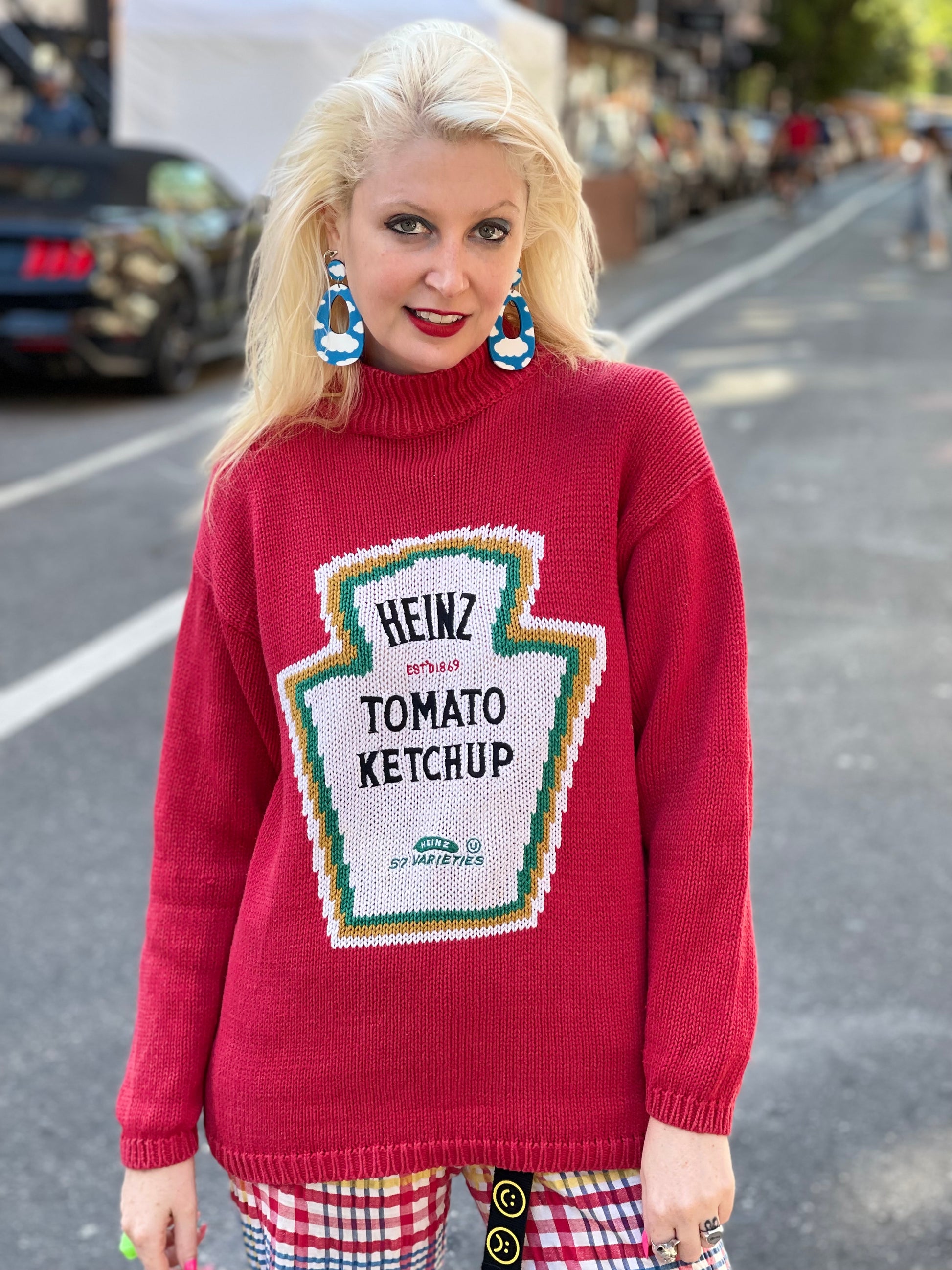 Vintage 90s Heinz Ketchup Sweater - Spark Pretty