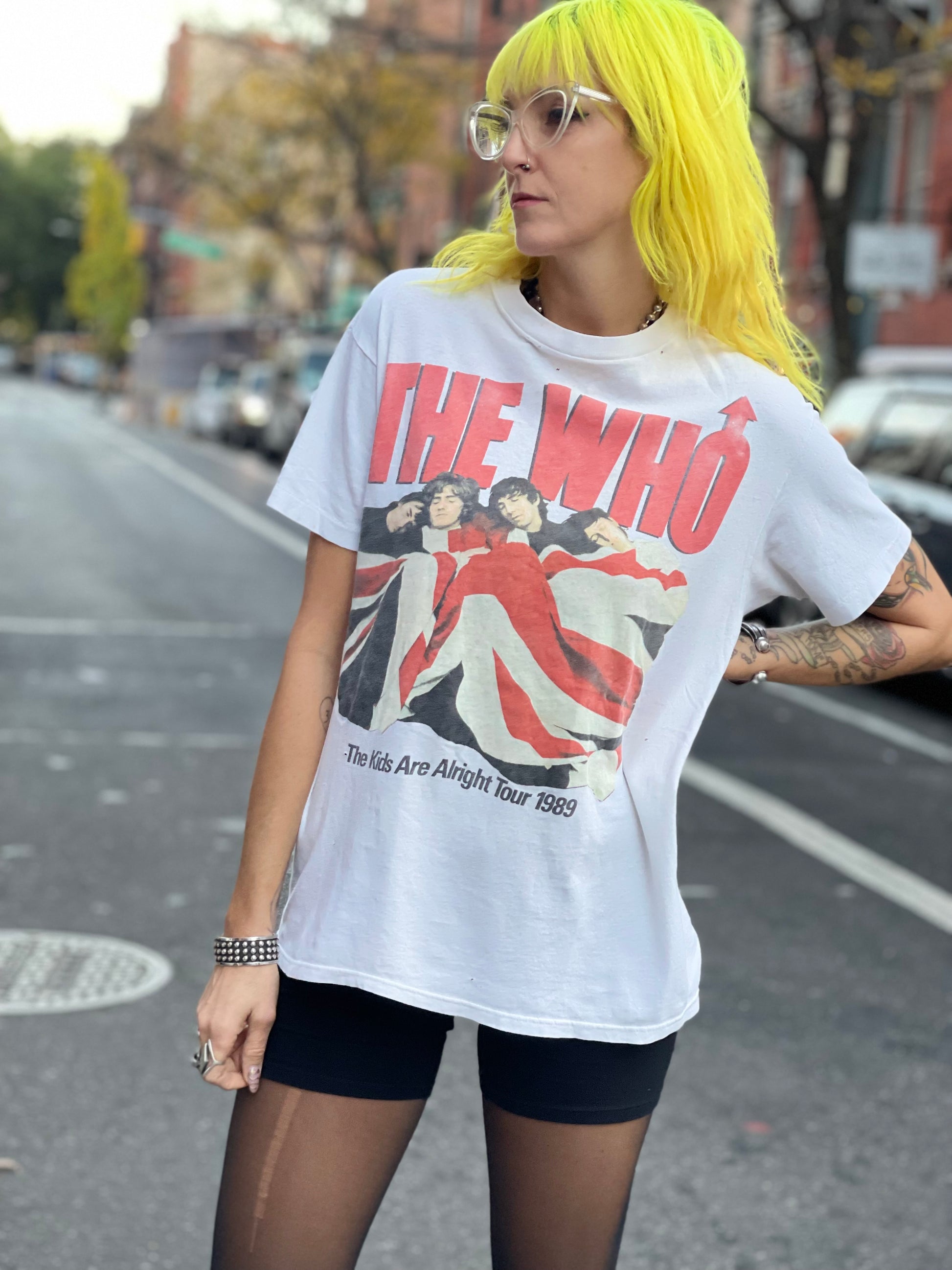 Band T-shirt Pretty British The WHO Rock Vintage Spark –