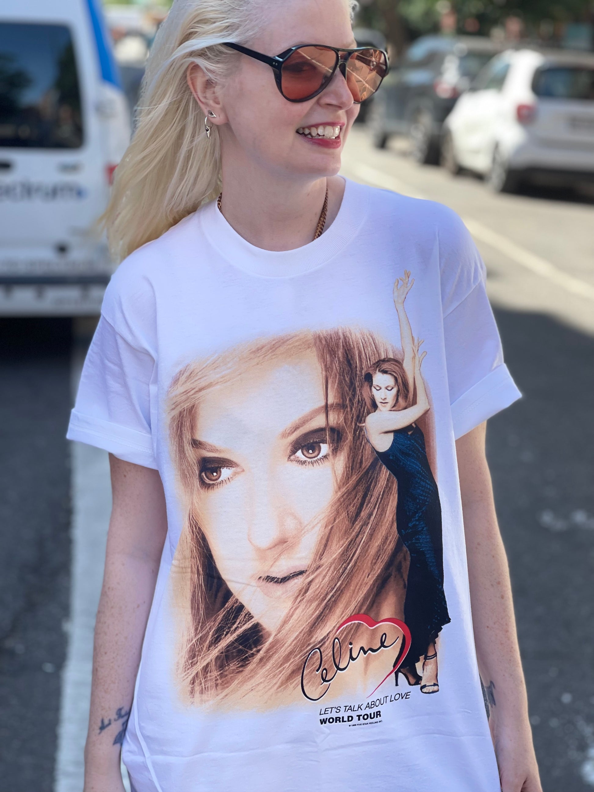 Vintage 1998 Celine Dion T-shirt - Spark Pretty