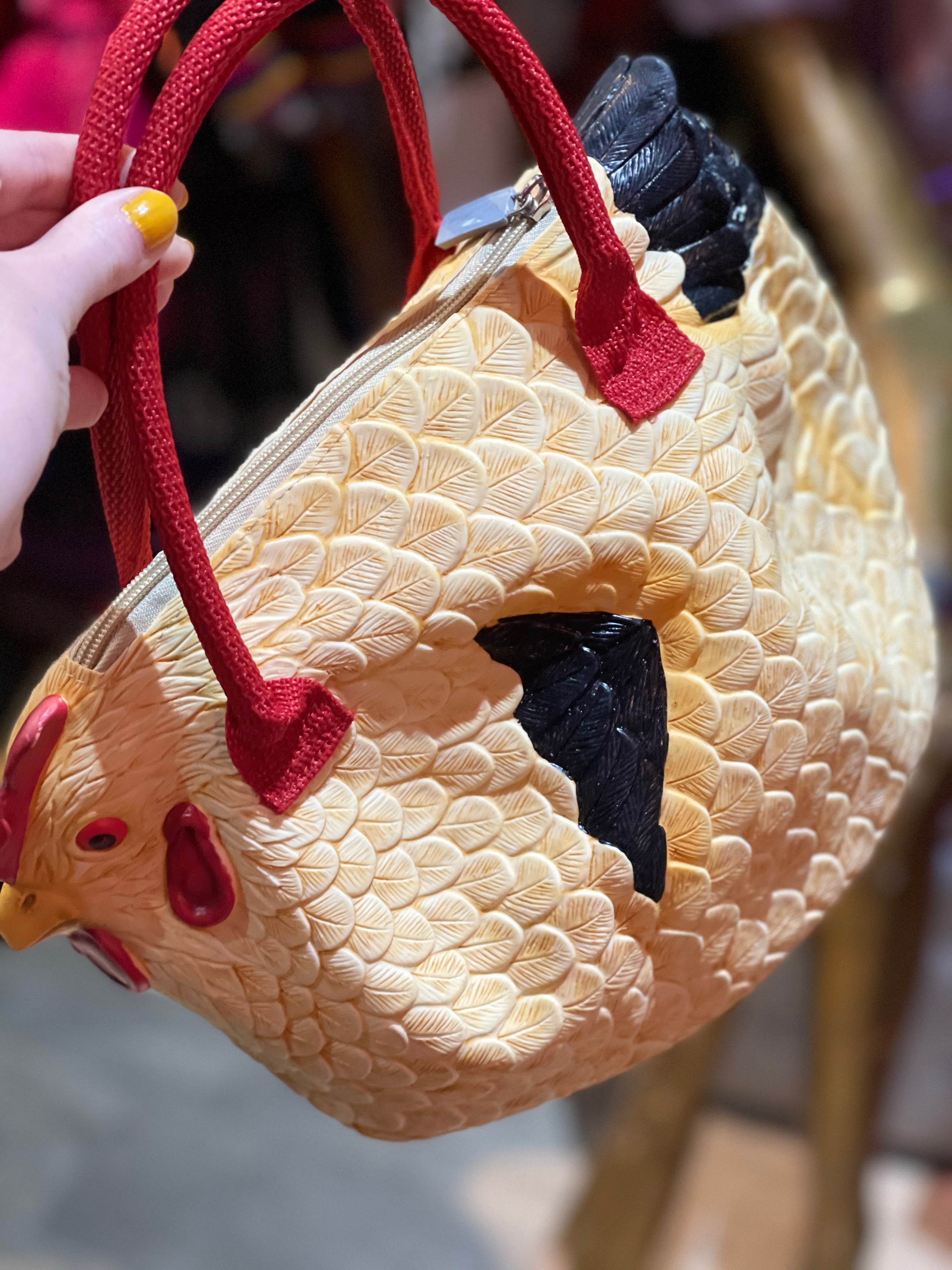 Rubber chicken discount purse for sale