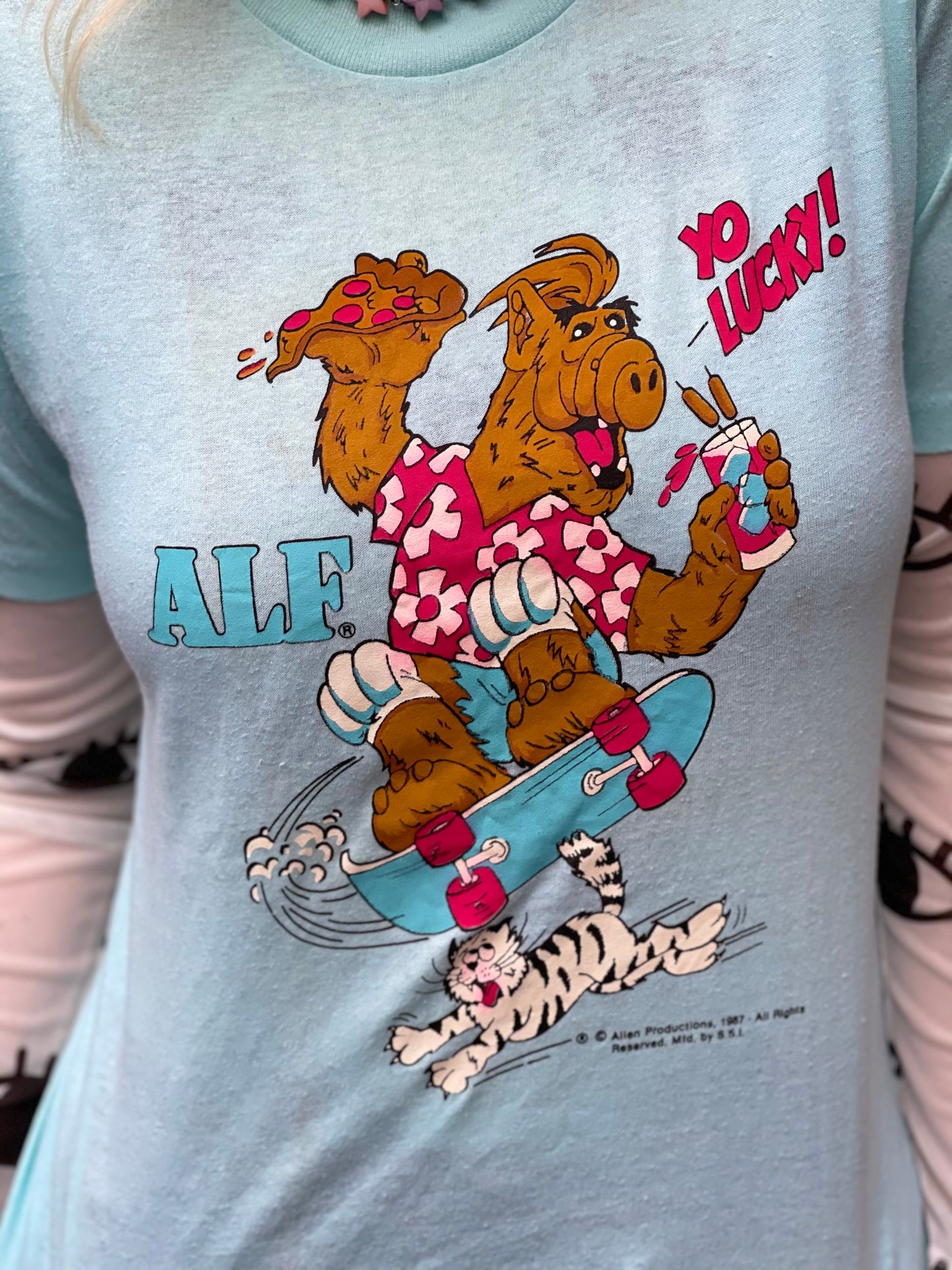 Vintage 1987 Rare Alf T-shirt - Spark Pretty