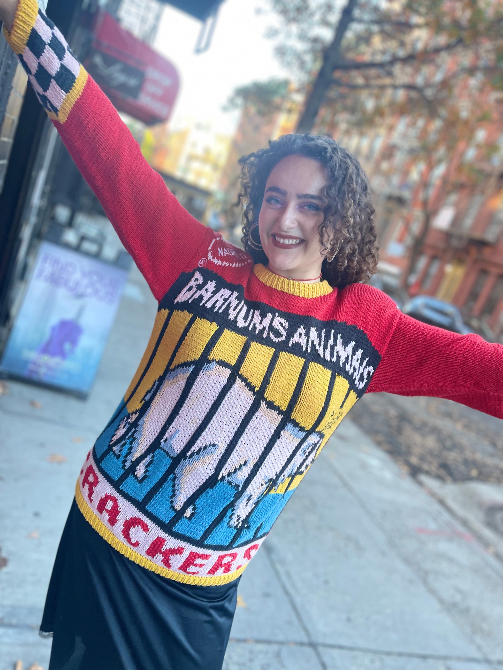 Vintage 90s Animal Crackers Sweater - Spark Pretty