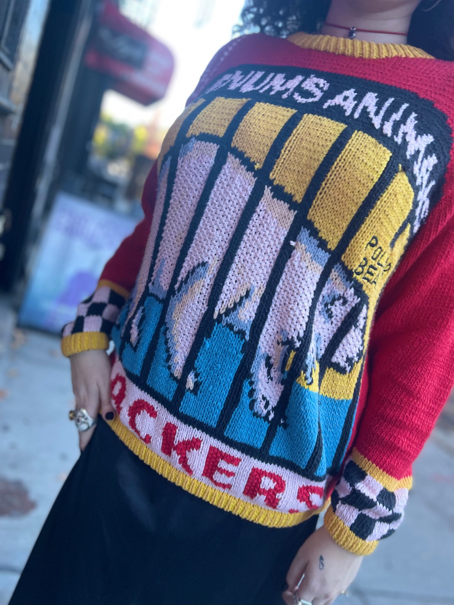 Vintage 90s Animal Crackers Sweater - Spark Pretty