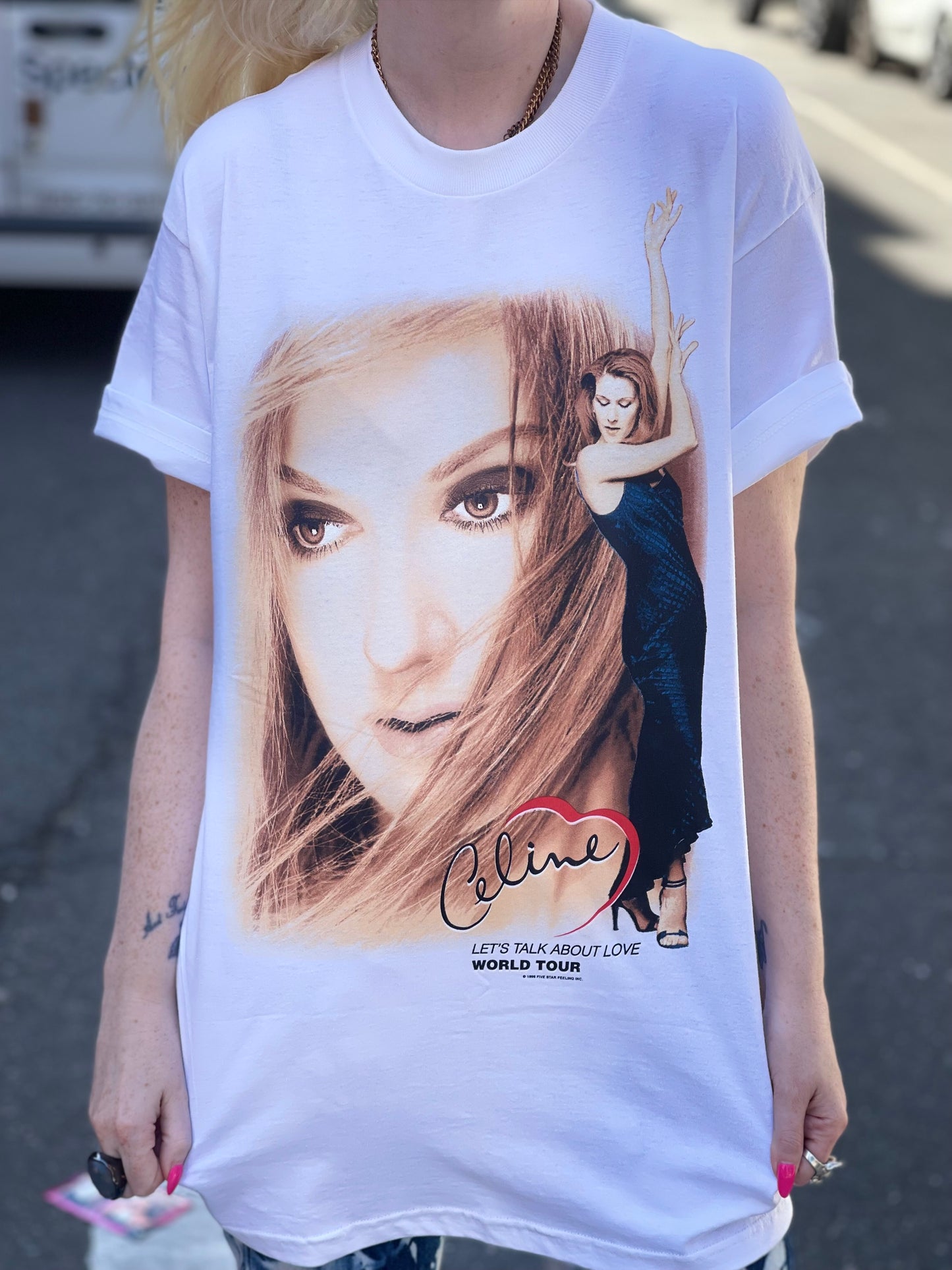 Vintage 1998 Celine Dion T-shirt - Spark Pretty