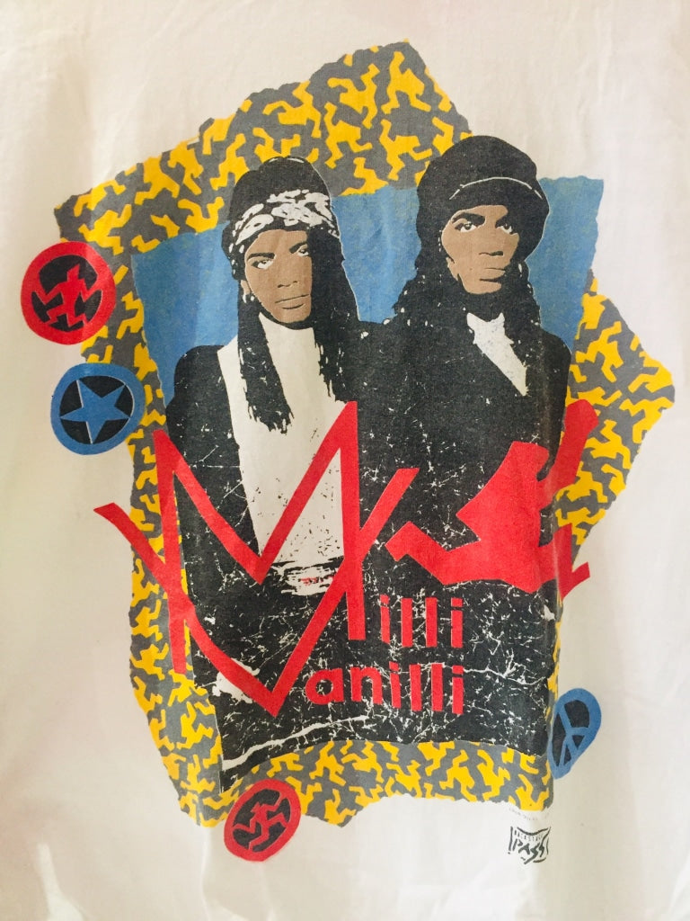 Vintage 1989 Milli Vanilli T-Shirt - Spark Pretty